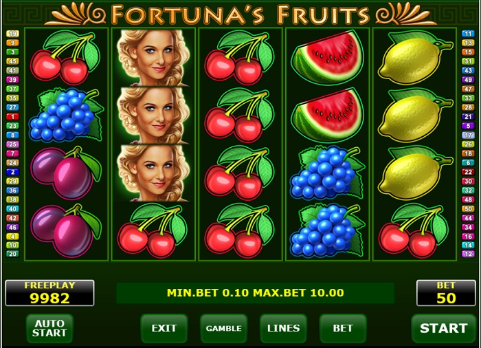 Foruna's Fruits fruitautomaat