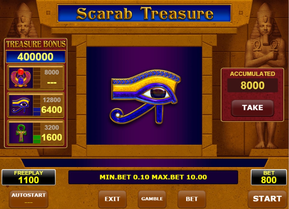 Scarab Treasure online gokkast gameplay