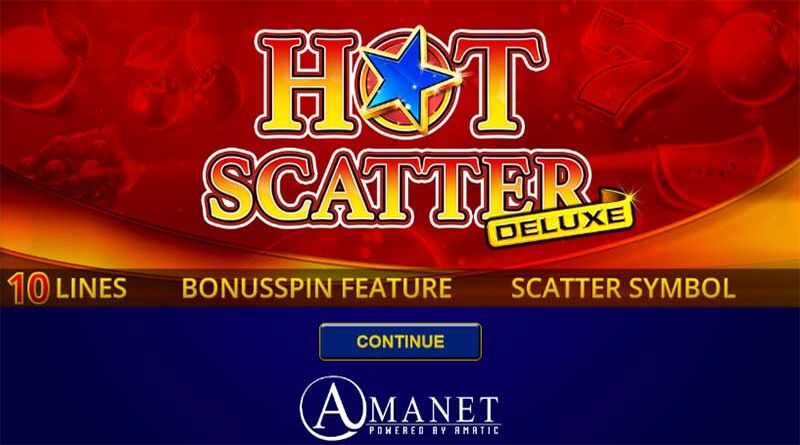Hot Scatter Deluxe gokkast Amatic Amanet
